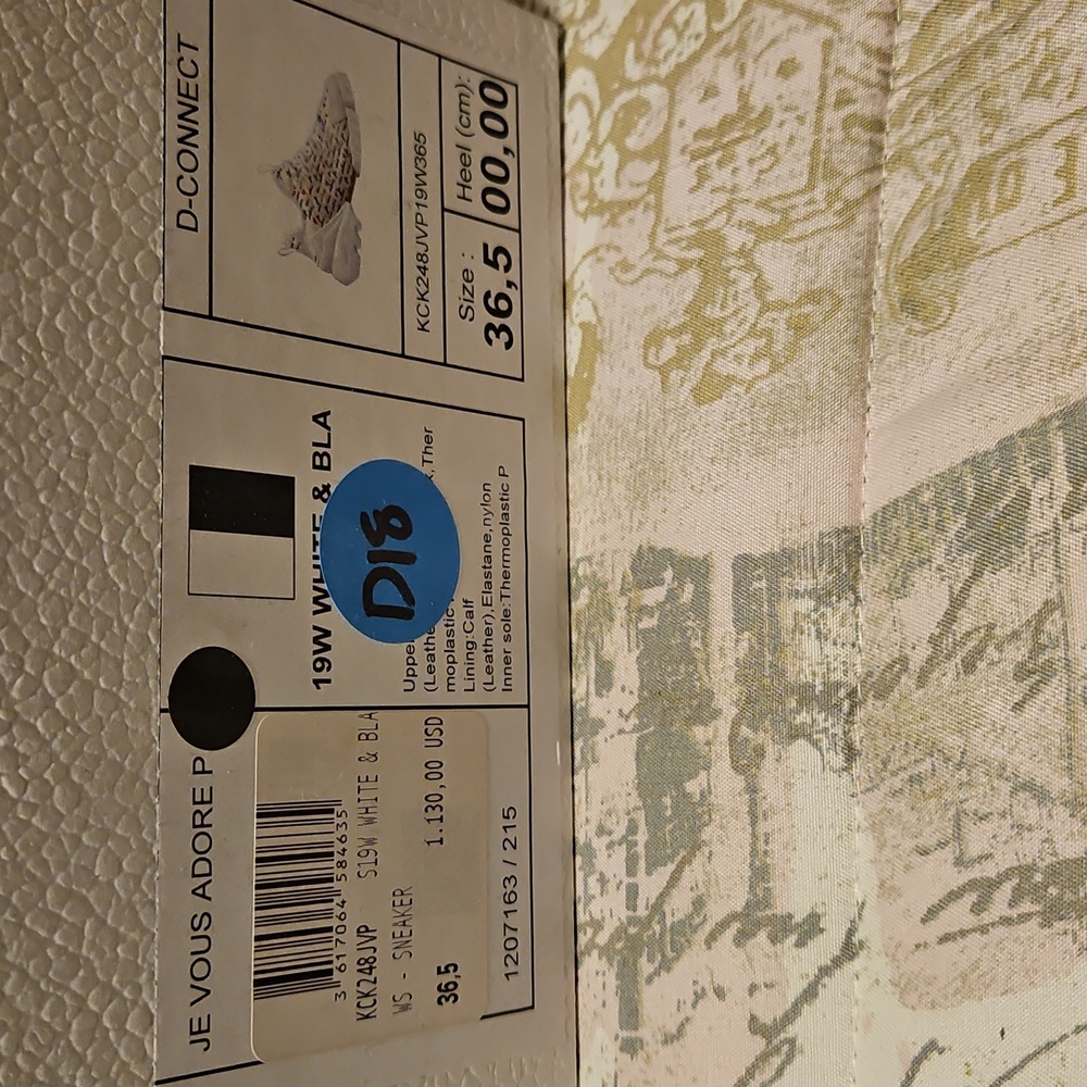 🛑DIOR D-Connect Je Vous Adore Sneakers - Picture 3 of 7